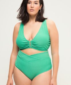 Grote Maten Bikinibroekje, Dames, turquoise, Maat: 50, Polyester, Studio Untold