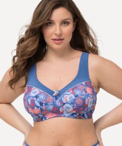 Grote Maten Steunbeha, Dames, blauw, Maat: 95C, Synthetische vezels, Ulla Popken