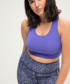 Grote Maten Sportbeha, Dames, paars, Maat: 54/56, Polyester/Elastaan, Studio Untold