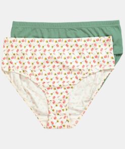 Grote Maten Slips, Dames, geel, Maat: 42/44, Katoen, Ulla Popken