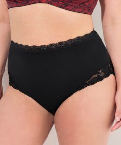 Grote Maten Maxi-slips, Dames, rood, Maat: 46/48, Katoen/Synthetische vezels/Elastaan, Ulla Popken