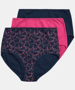 Grote Maten Maxi-slips, Dames, blauw, Maat: 54/56, Katoen, Ulla Popken