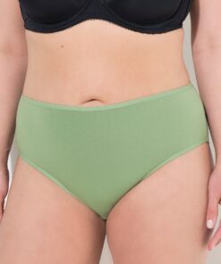 Grote Maten Midi-slips, Dames, wit, Maat: 50/52, Katoen, Ulla Popken