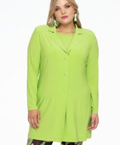 Yoek Blazer long | Groen | Maat 58/60