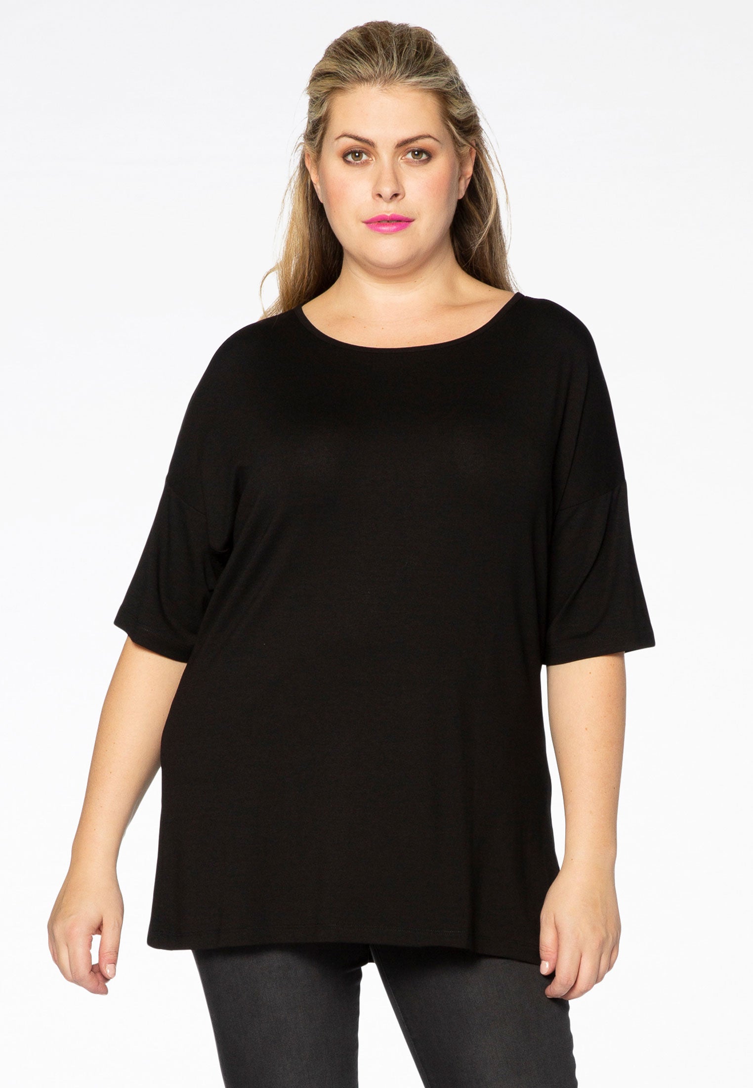 Yoek Tuniek wijd | Zwart | Maat 42/44