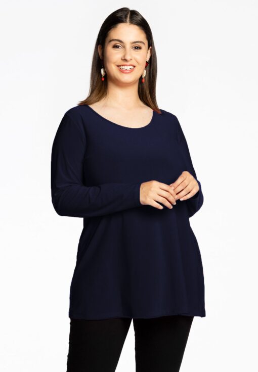 Yoek Tuniek wide bottom | Blauw | Maat 46/48