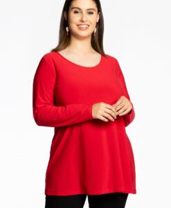 Yoek Tuniek wide bottom | Rood | Maat 38/40