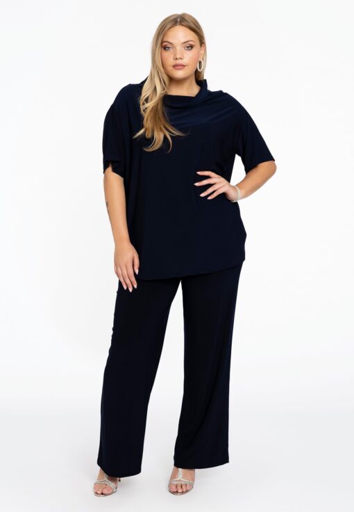 Yoek Broek bootcut | Blauw | Maat 54/56