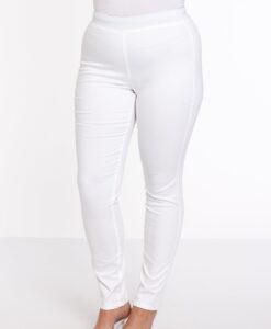Yoek Jegging slim-fit WHITE | Wit | Maat 56