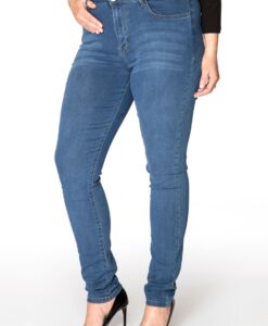 Yoek Shaping skinny jeans 5p LONG | Indigo | Maat 56