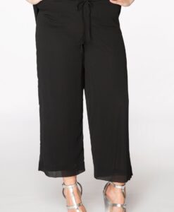 Yoek Broek taillekoord | Zwart | Maat 46/48