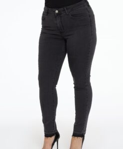 Yoek Ripped bottom jeans | Grijs | Maat 52