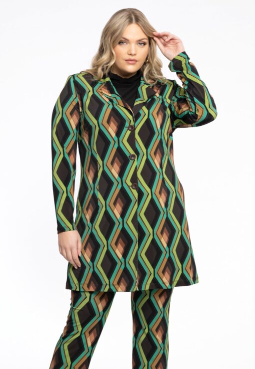 Yoek Blazer lang GATSBY | Bruin | Maat 58/60