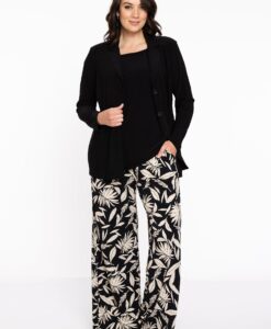 Yoek Broek wijd NORALY | Zwart | Maat 58/60