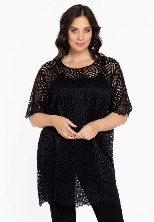 Yoek Shirt Tee | Zwart | Maat 58/60