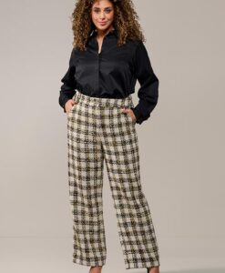 Josie Broek Zwart / Zand Maxi