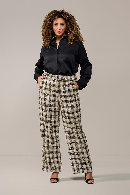 Josie Broek Zwart / Zand Maxi
