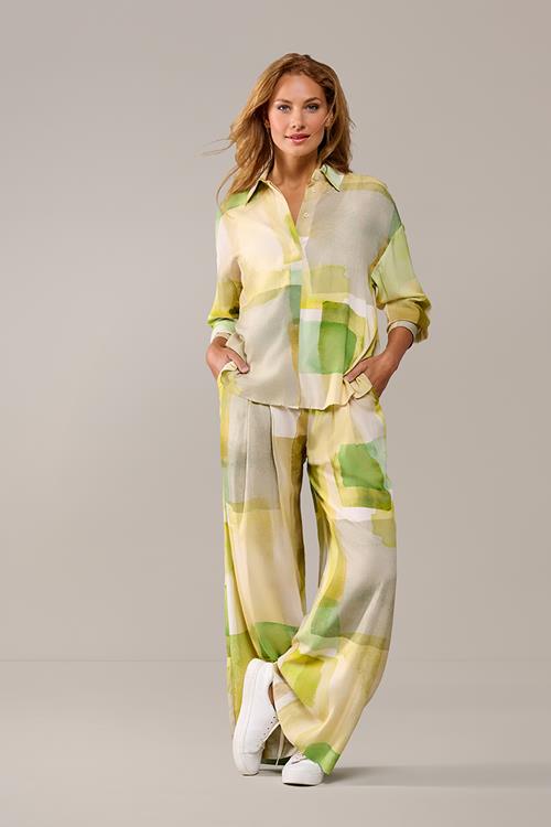 Lisa Print Blouse Groen / Multi