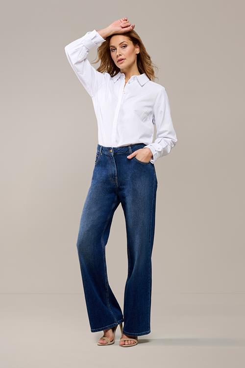 Livia Denim Broek Denim Dark