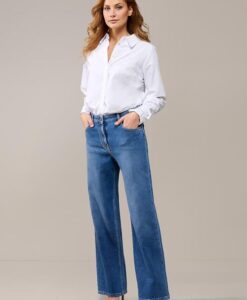 Livia Denim Broek Medium Blauw Denim