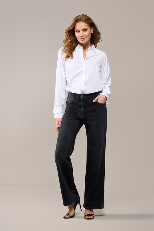 Livia Denim Broek Zwart