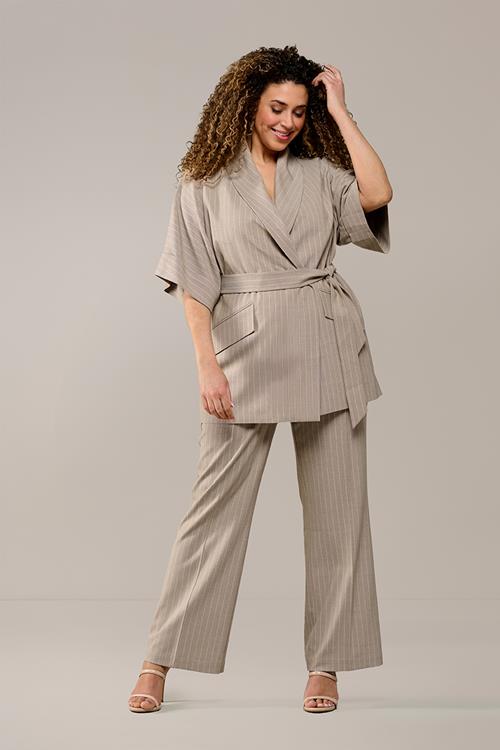 Roseline Blazer Zand / Offwhite Maxi