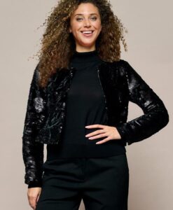 Roselle Blazer Zwart Maxi