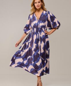 Sophie Print Jurk Blauw / Multi