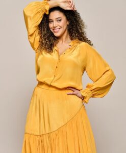 Tara Blouse Warmgeel Maxi