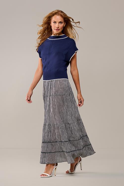 Jody Print Rok Navy / Off White