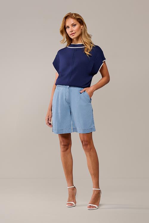 Louise Shorts Denim Blauw