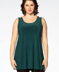 Yoek Singlet flare | Groen | Maat 42/44