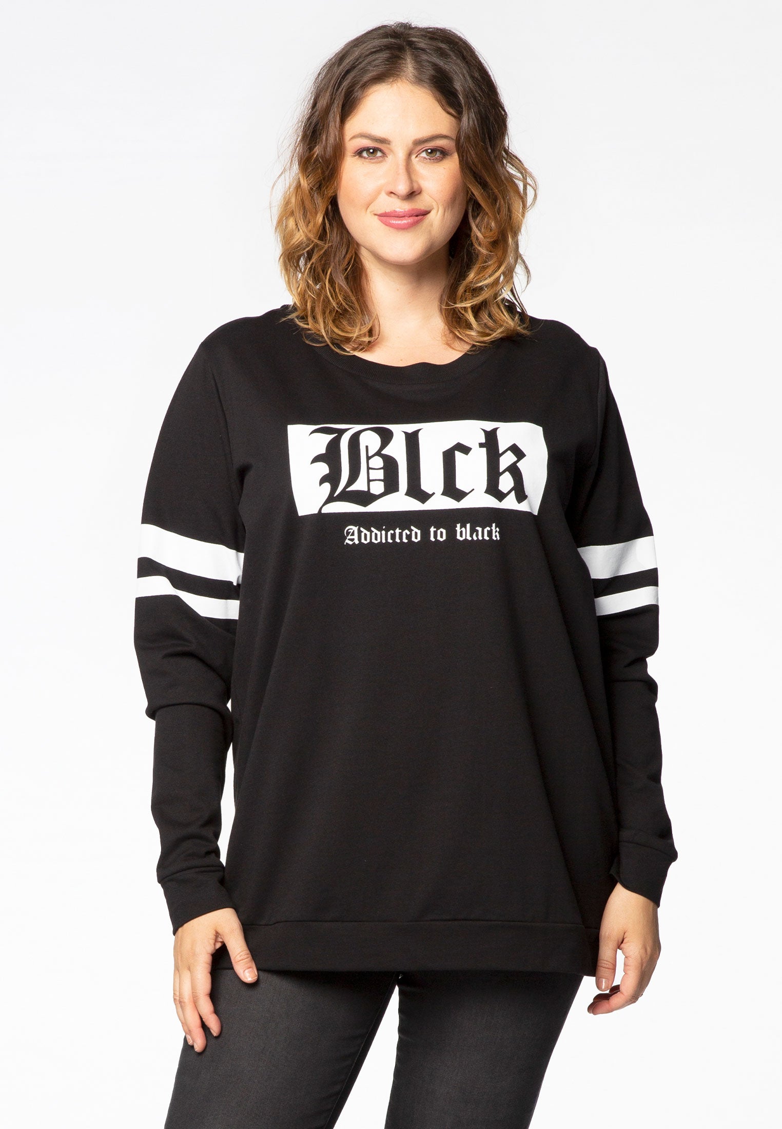 Yoek Sweater Blck | Zwart | Maat 42/44