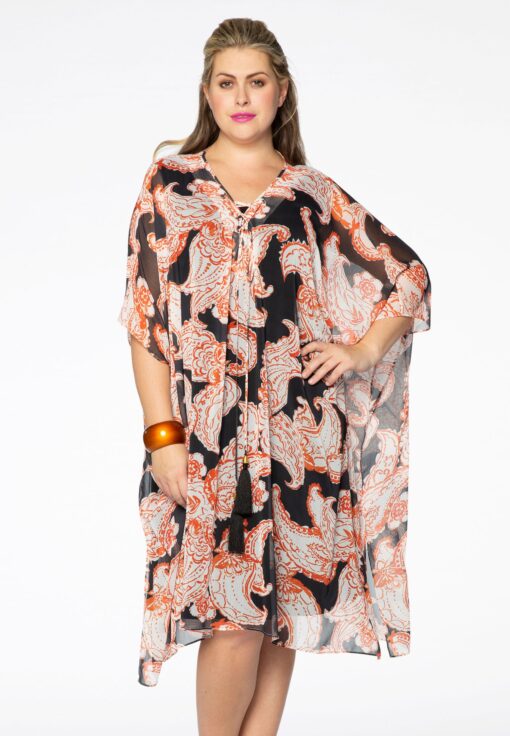 Yoek Kaftan PAISLEY | Multi | Maat 42/44