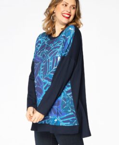 Yoek Shirt wijd | Blauw | Maat 38/40