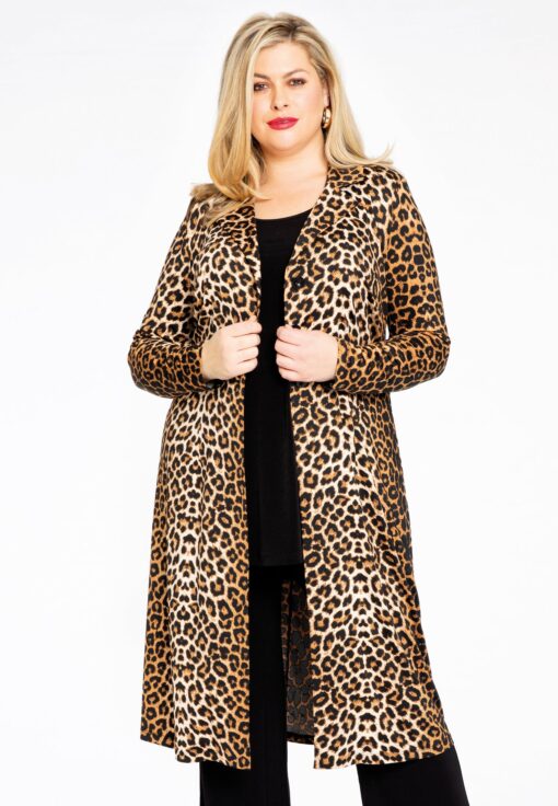 Yoek Lange blazer | Bruin | Maat 42/44