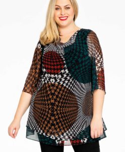 Yoek Tuniek met watervalhals ESCHER | Multi | Maat 50/52