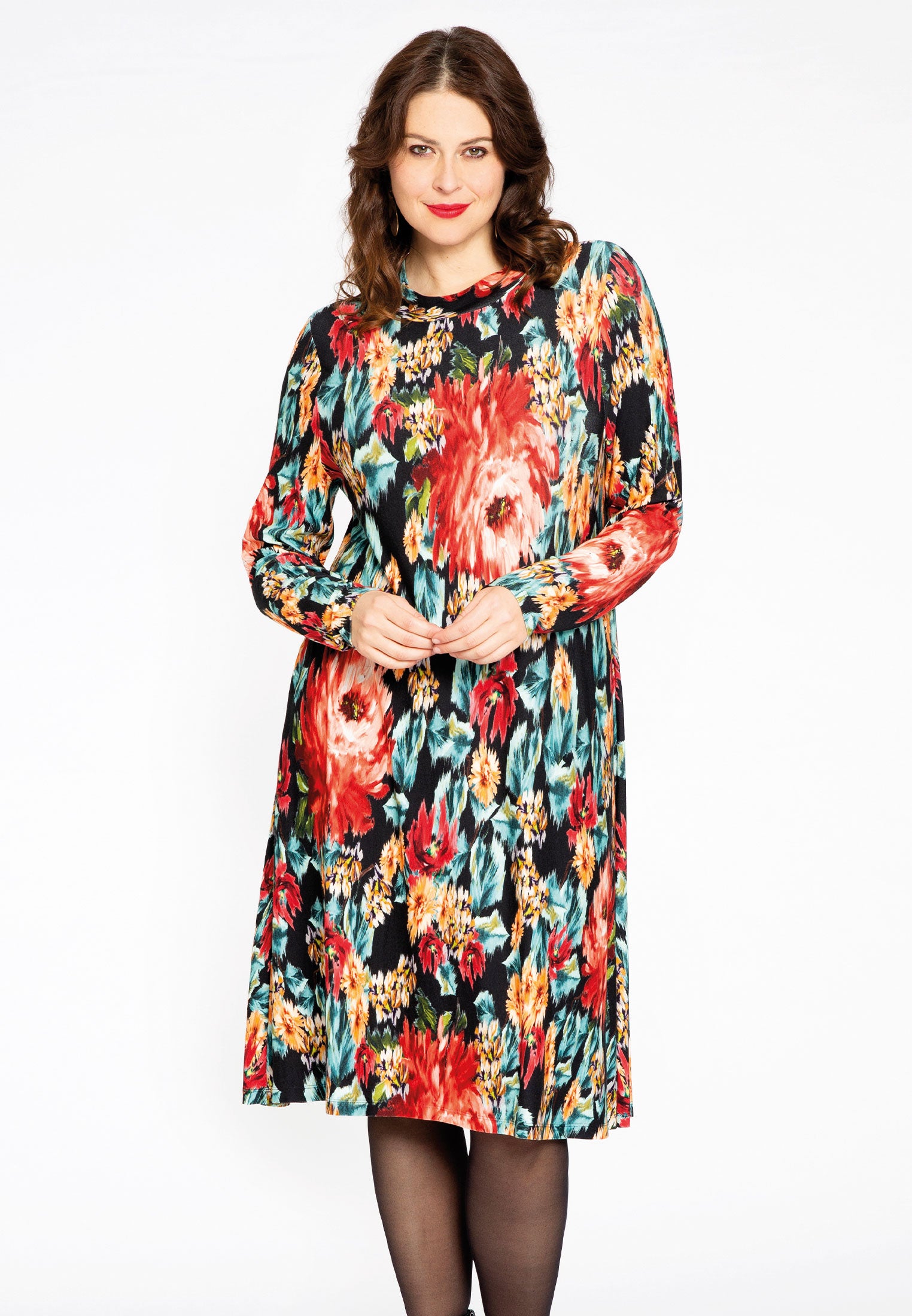 Yoek Jurk A-line BYZANTINE | Zwart | Maat 38/40