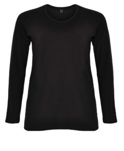 Yoek Long sleeve shirt | Zwart | Maat 46/48