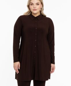 Yoek Blouse | Bruin | Maat 42/44