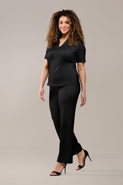 Lena Top Zwart Maxi