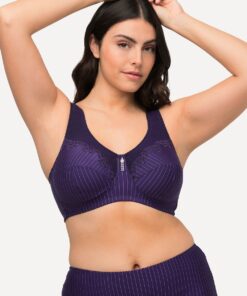 Grote Maten Steun beha, Dames, blauw, Maat: 115G, Synthetische vezels/Katoen, Ulla Popken