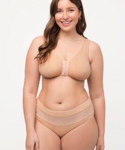 Grote Maten Bustier, Dames, oranje, Maat: 115D, Synthetische vezels/Elastaan, Ulla Popken