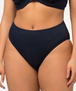 Grote Maten Bikinibroekje, Dames, blauw, Maat: 62, Synthetische vezels/Elastaan, Ulla Popken