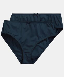Grote Maten Slips, Dames, blauw, Maat: 66/68, Katoen/Synthetische vezels/Elastaan, Ulla Popken