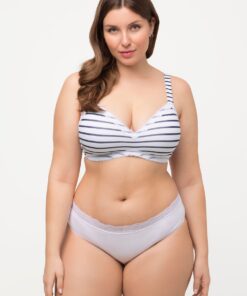 Grote Maten beha, Dames, blauw, Maat: 85A, Katoen, Ulla Popken