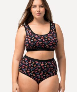 Grote Maten Bustier, Dames, roze, Maat: 46/48, Katoen, Ulla Popken