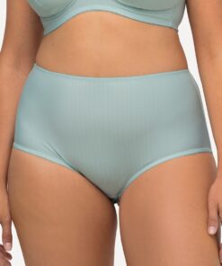 Grote Maten Midislips, Dames, turquoise, Maat: 58/60, Katoen/Synthetische vezels, Ulla Popken