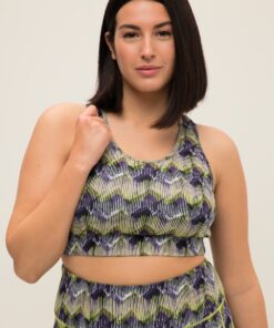 Grote Maten Sportbeha, Dames, zwart, Maat: 54/56, Polyester/Elastaan, Studio Untold