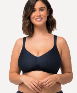 Grote Maten BH, Dames, blauw, Maat: 85E, Synthetische vezels/Elastaan, Ulla Popken